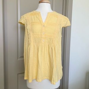 Vintage America Light Yellow Top